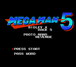 Play <b>Mega Man V: Ridley X Hack 5 - Protoman's Revenge</b> Online